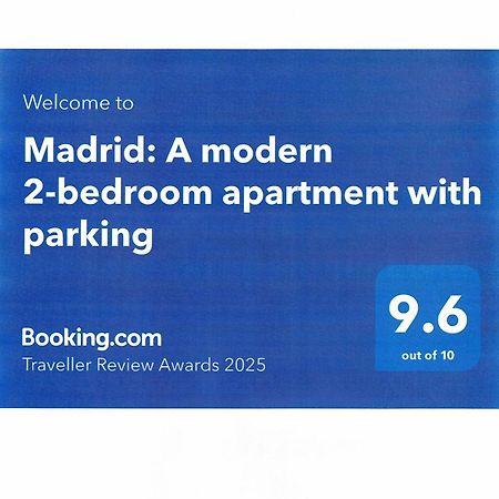 Madrid: A Modern 2-Bedroom Apartment With Parking Sofia Zewnętrze zdjęcie