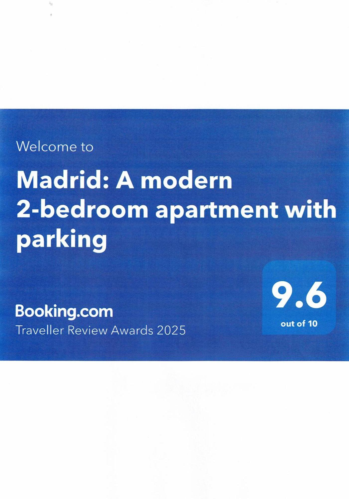 Madrid: A Modern 2-Bedroom Apartment With Parking Sofia Zewnętrze zdjęcie